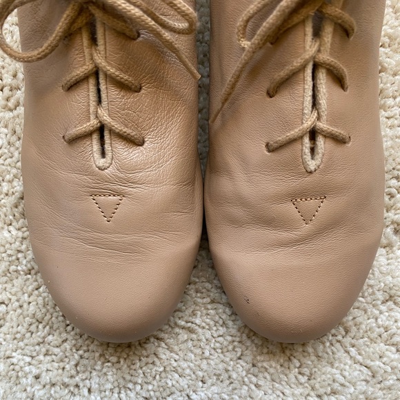 Ladies Tap-Flex Leather Tap Shoes - Picture 4 of 14